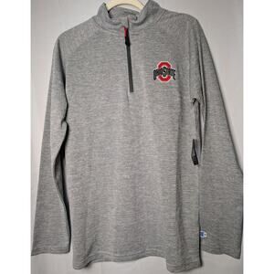 Champion Men's Ohio State Buckeyes Quarter Zip Pullover Size Small (621)